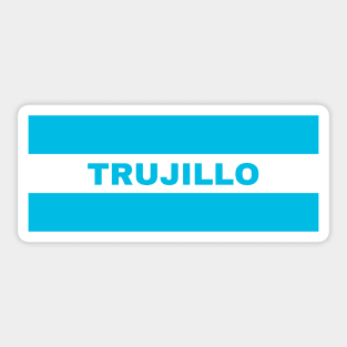 Trujillo City in Honduras Flag Colors Sticker